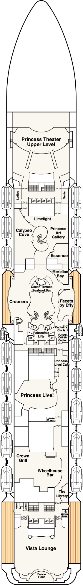 Regal Princess Deck Plans