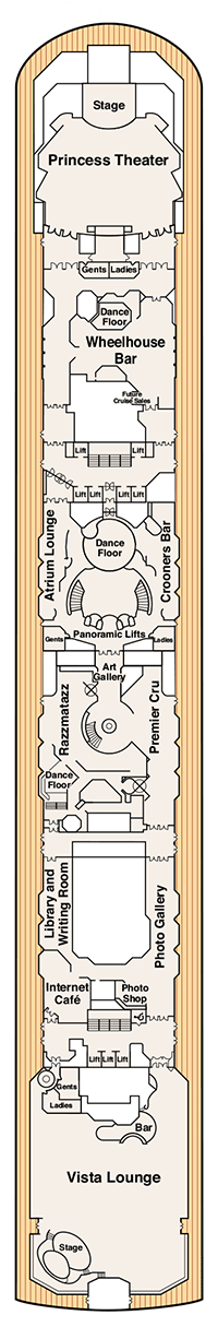 Sea Princess Deck Plans
