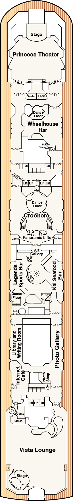Sun Princess Deck Plans