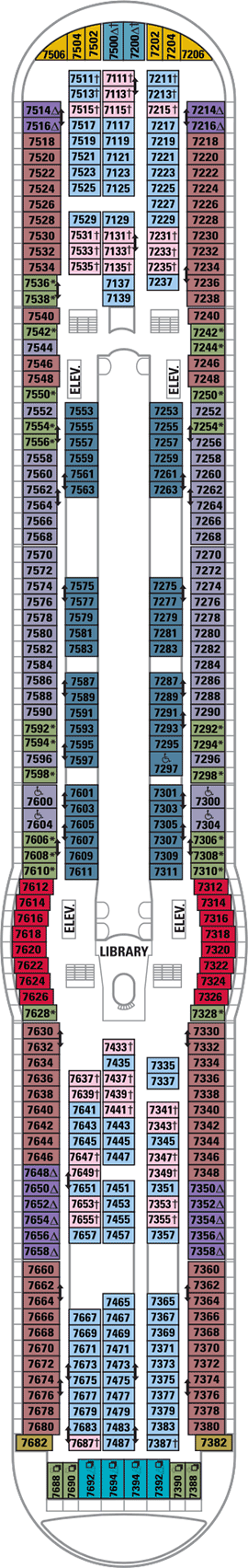 Explorer of the Seas Deck Plans