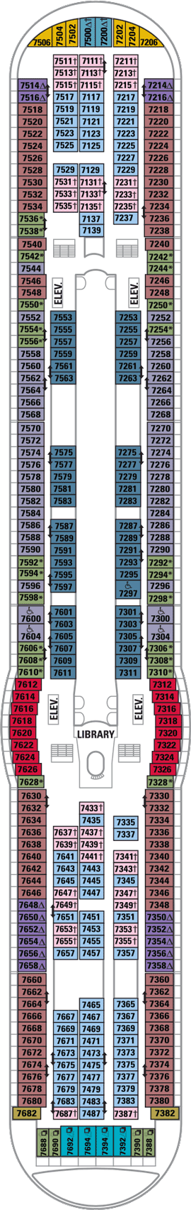 Explorer of the Seas Deck Plans