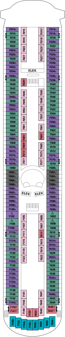 Grandeur of the Seas Deck Plans