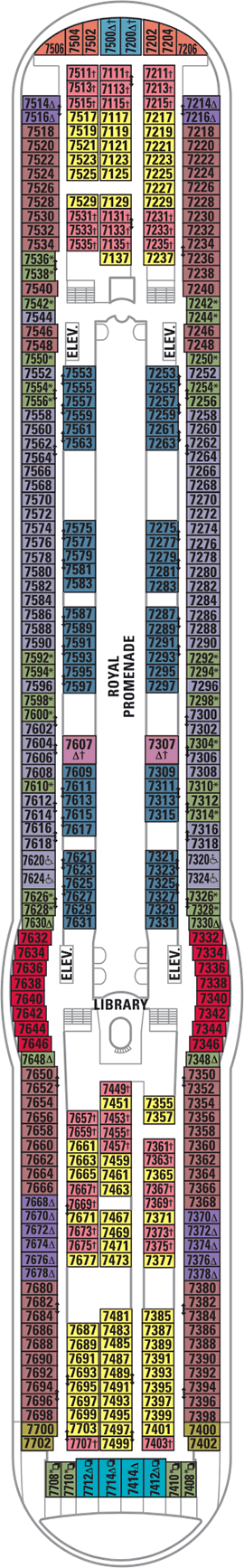 Independence of the Seas Deck Plans