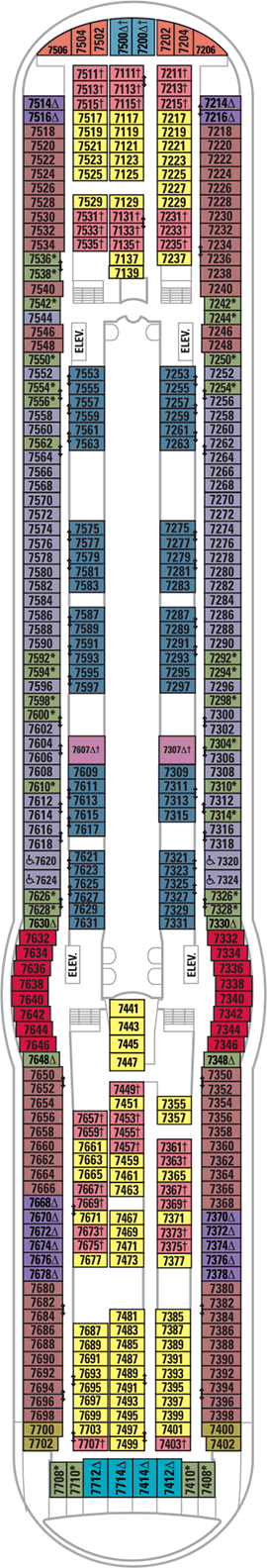 Liberty of the Seas Deck Plans