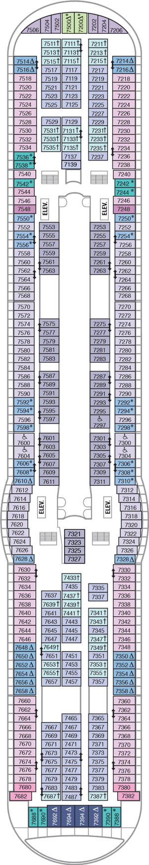 Mariner of the Seas Deck Plans