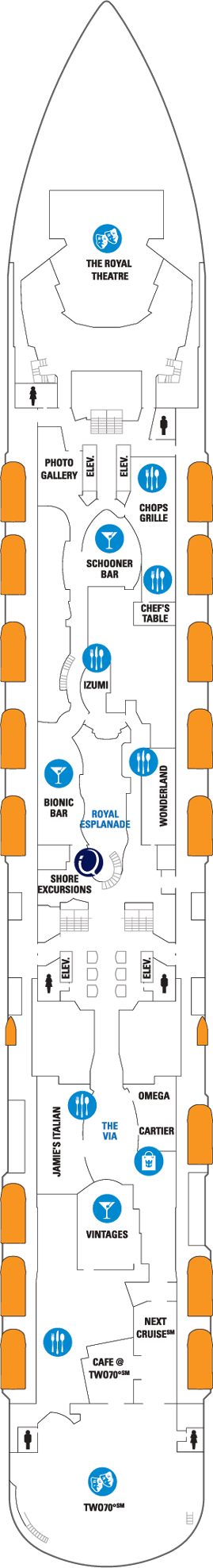 Ovation of the Seas Deck Plans
