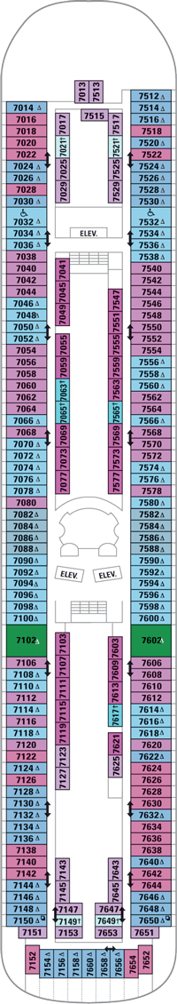 Vision of the Seas Deck Plans