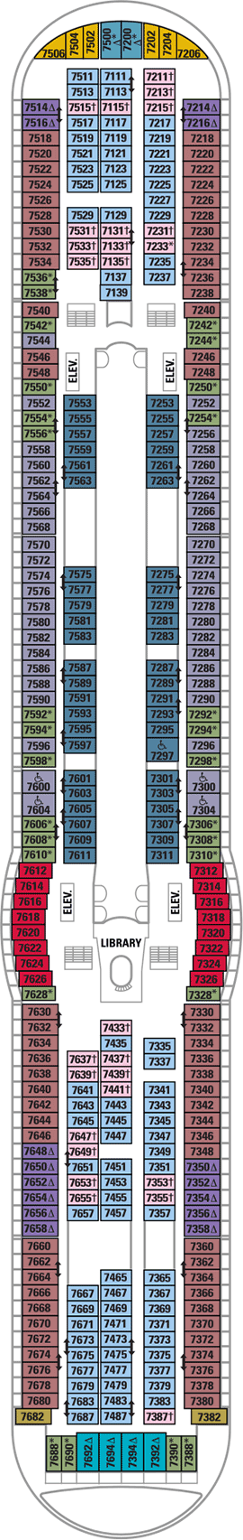 Voyager of the Seas Deck Plans