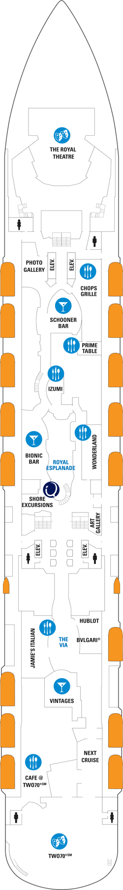 Anthem of the Seas Deck Plans