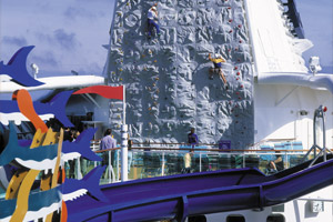 Waterslide & Rock-Climbing Wall