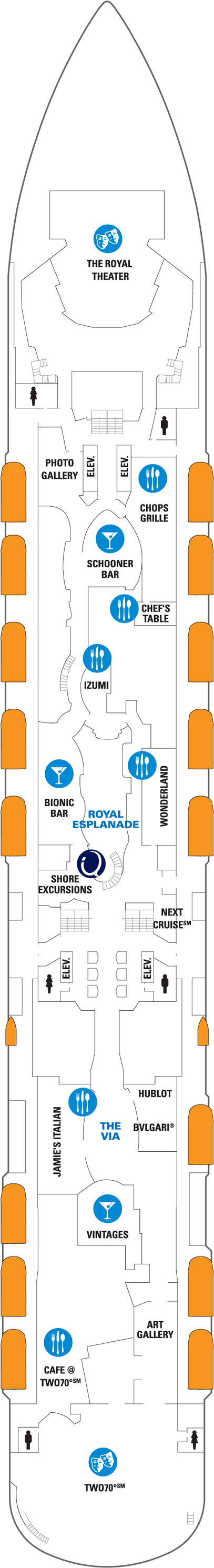 Quantum of the Seas Deck Plans