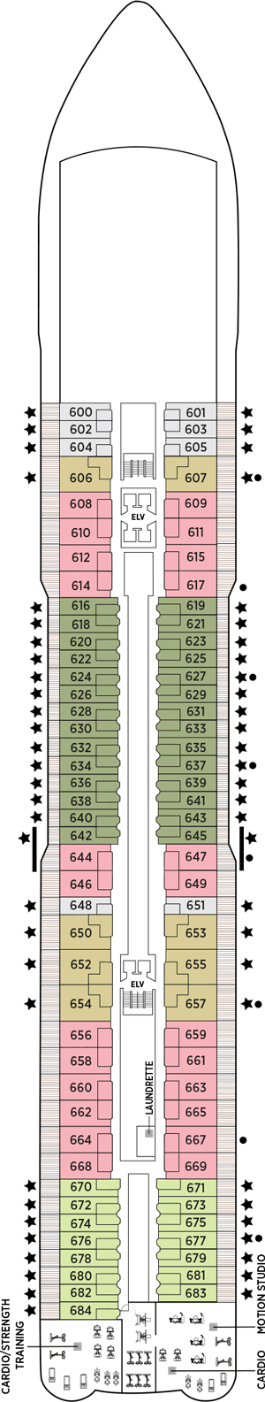Seven Seas Splendor Deck Plans