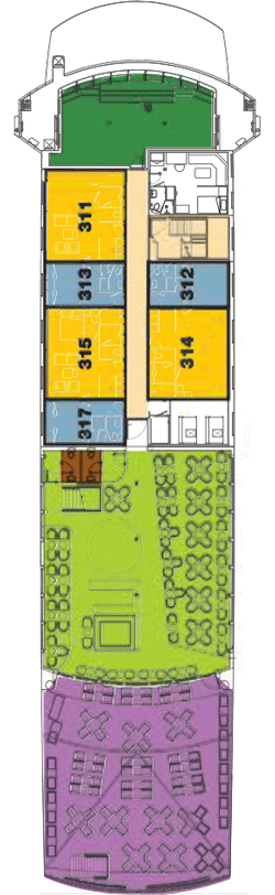 Santa Cruz II  Deck Plans