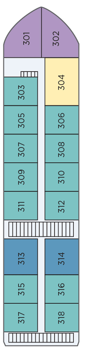 Ganges Voyager II Deck Plans