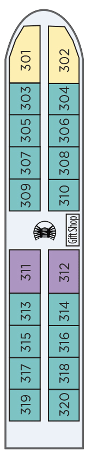 Mekong Navigator Deck Plans