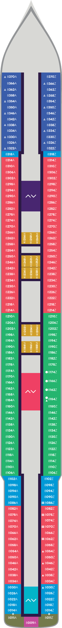 Scarlet Lady Deck Plans